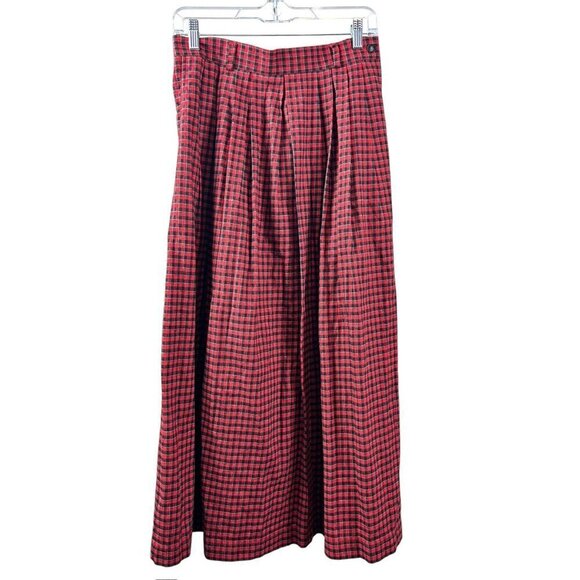 Sunsan Bristol Dresses & Skirts - Susan Bristol Women's Red& Black Plaid Skirt